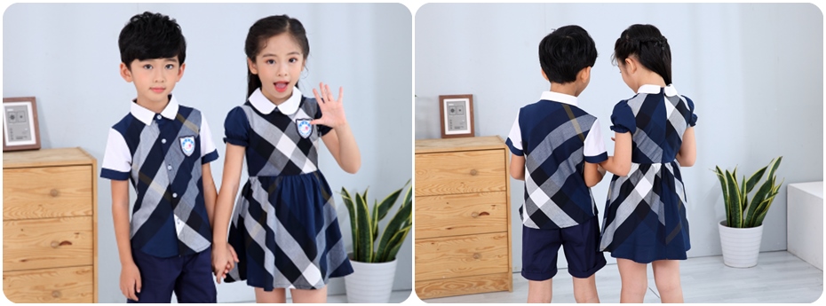 夏季禮服款幼兒園園服展示圖