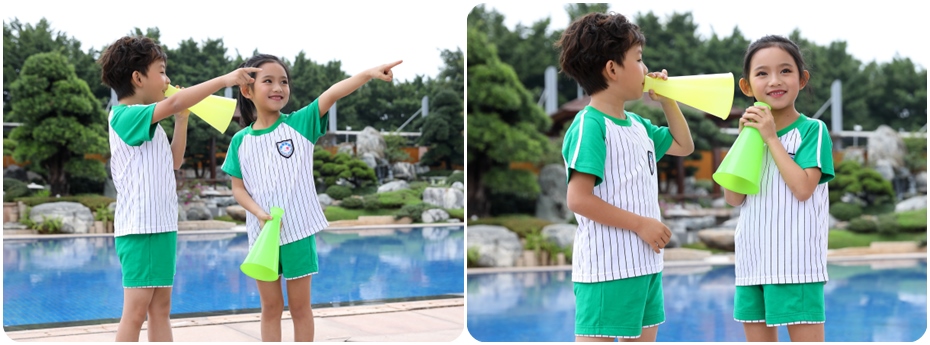 夏季運動款幼兒園服展示